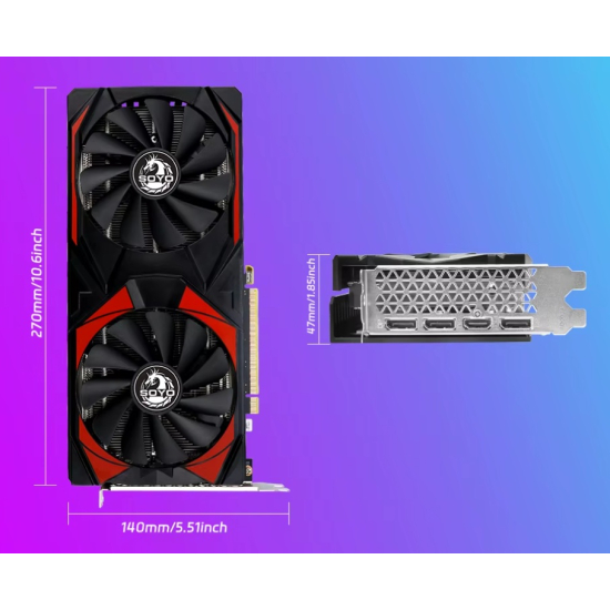 Karta graficzna SOYO Radeon RX 5700 8GB Gaming GDDR6 wydajność RTX 3060